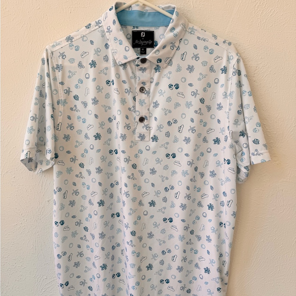 FootJoy Men's No Laying Up Strapped Polo